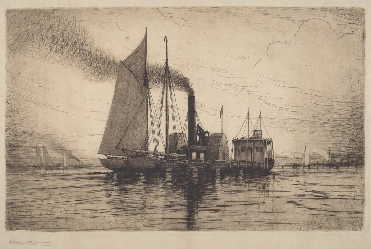 Le remorquage - Henry Farrer