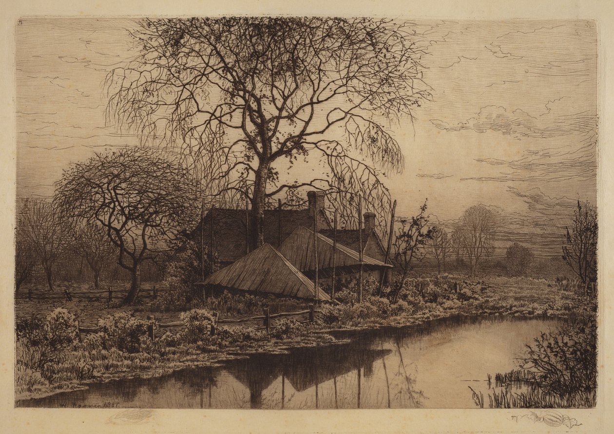 Sans titre (ferme, Long Island) - Henry Farrer