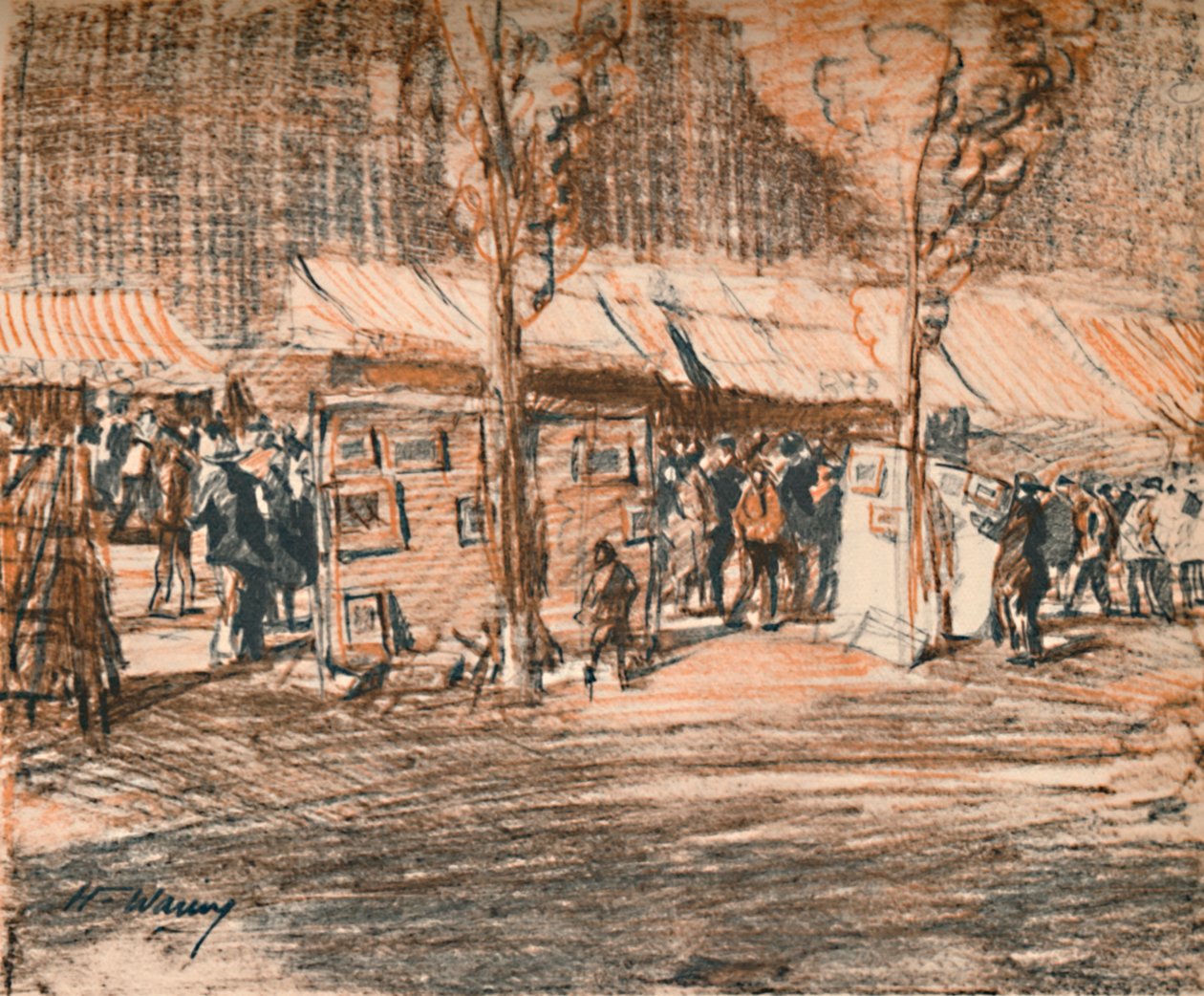 La foire aux monstres, c1927 - Henry Franks Waring