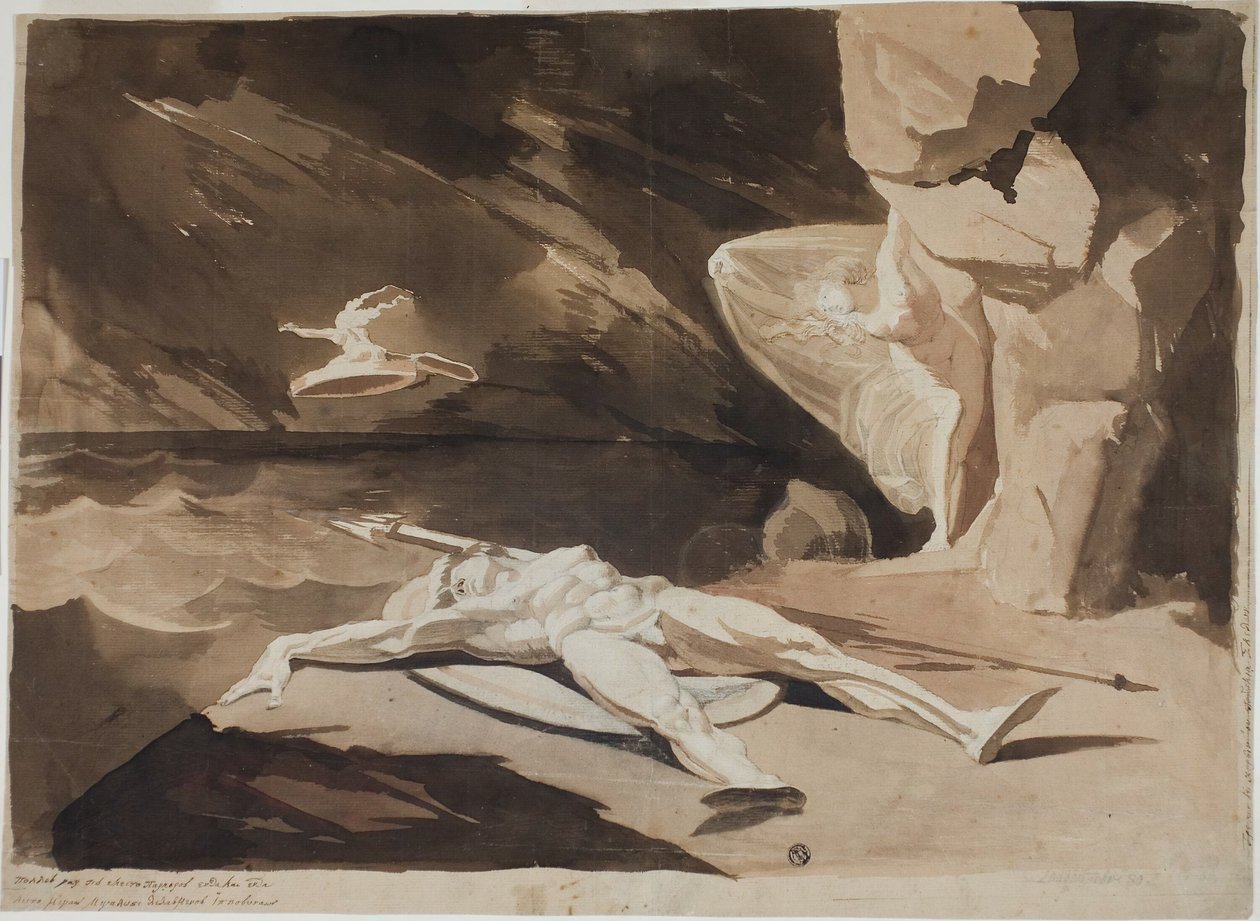Thétis pleurant le corps d