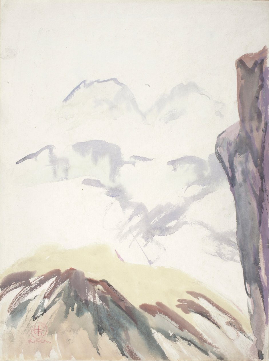 Étude de montagne - Henry George Keller
