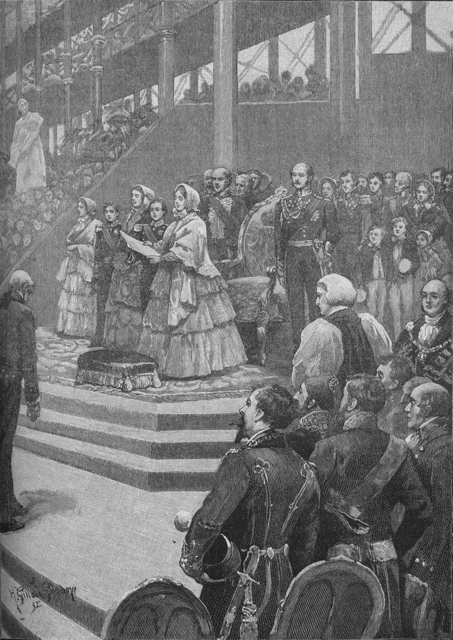 La reine ouvrant le Crystal Palace, 1892 - Henry Gillard Glindoni