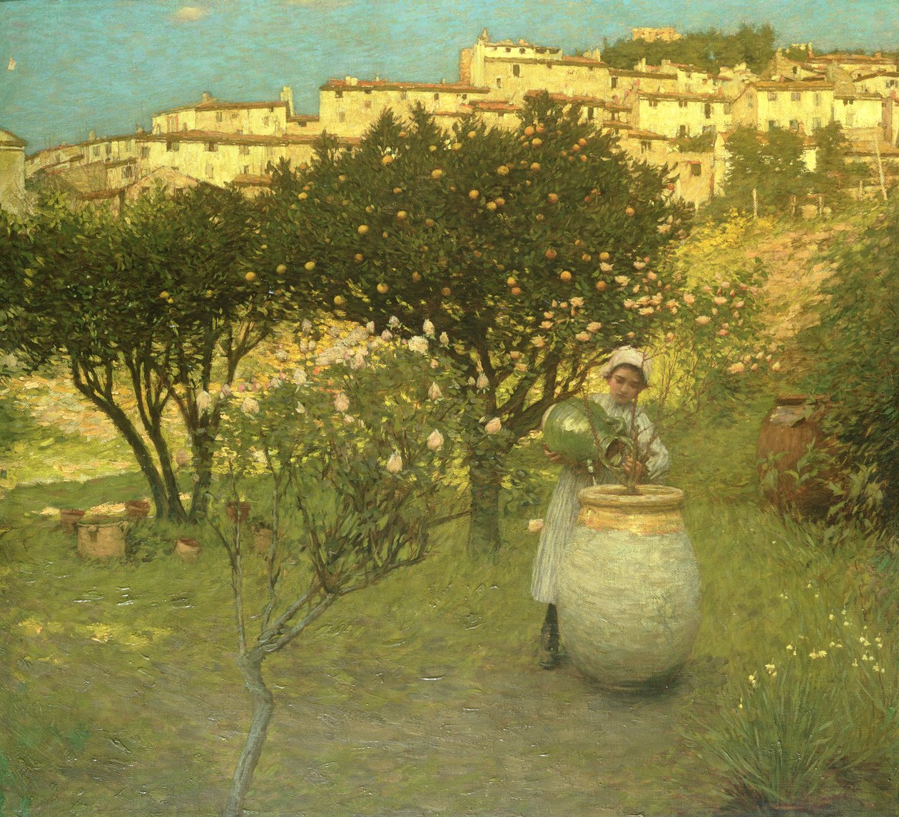 Décembre en Provence - Henry Herbert La Thangue