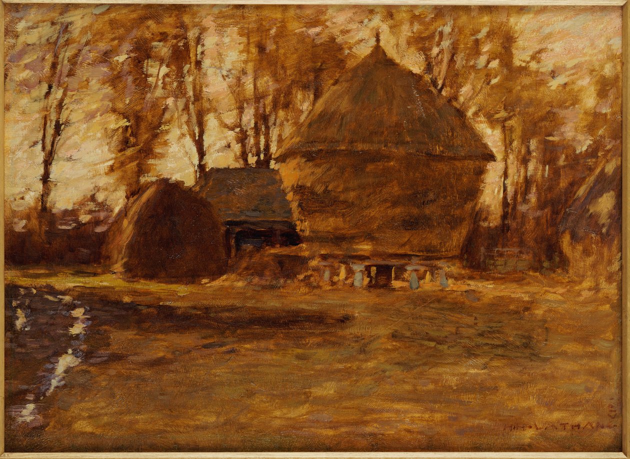 Meules de foin du Sussex, 1917 - Henry Herbert La Thangue