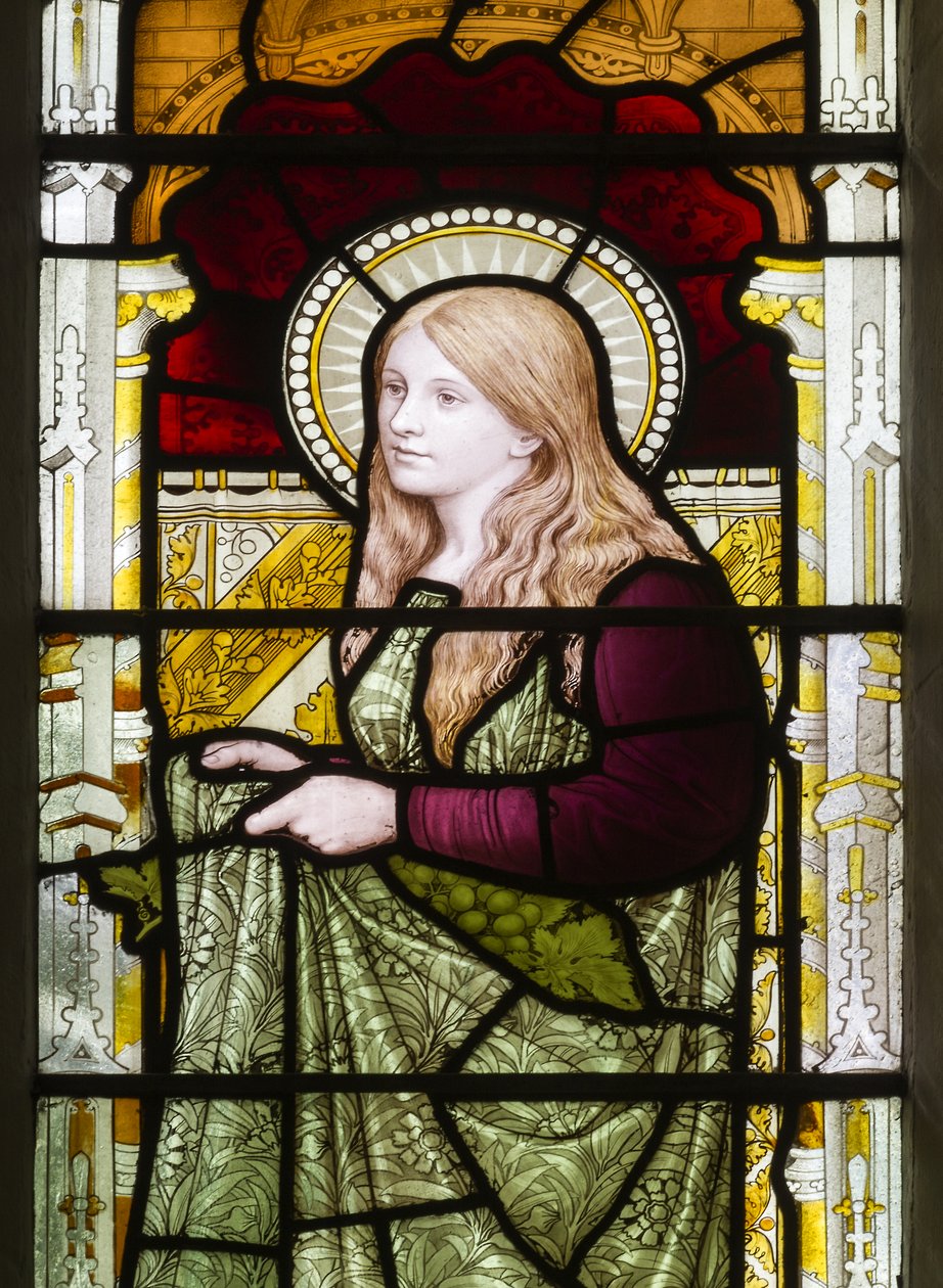 Cambridge, Trinity College, Heaton Butler & Bayne, Henry Holiday, Phoebe, 1870, Phoebe Cookson, adapté de Carl Almquist - Henry Holiday