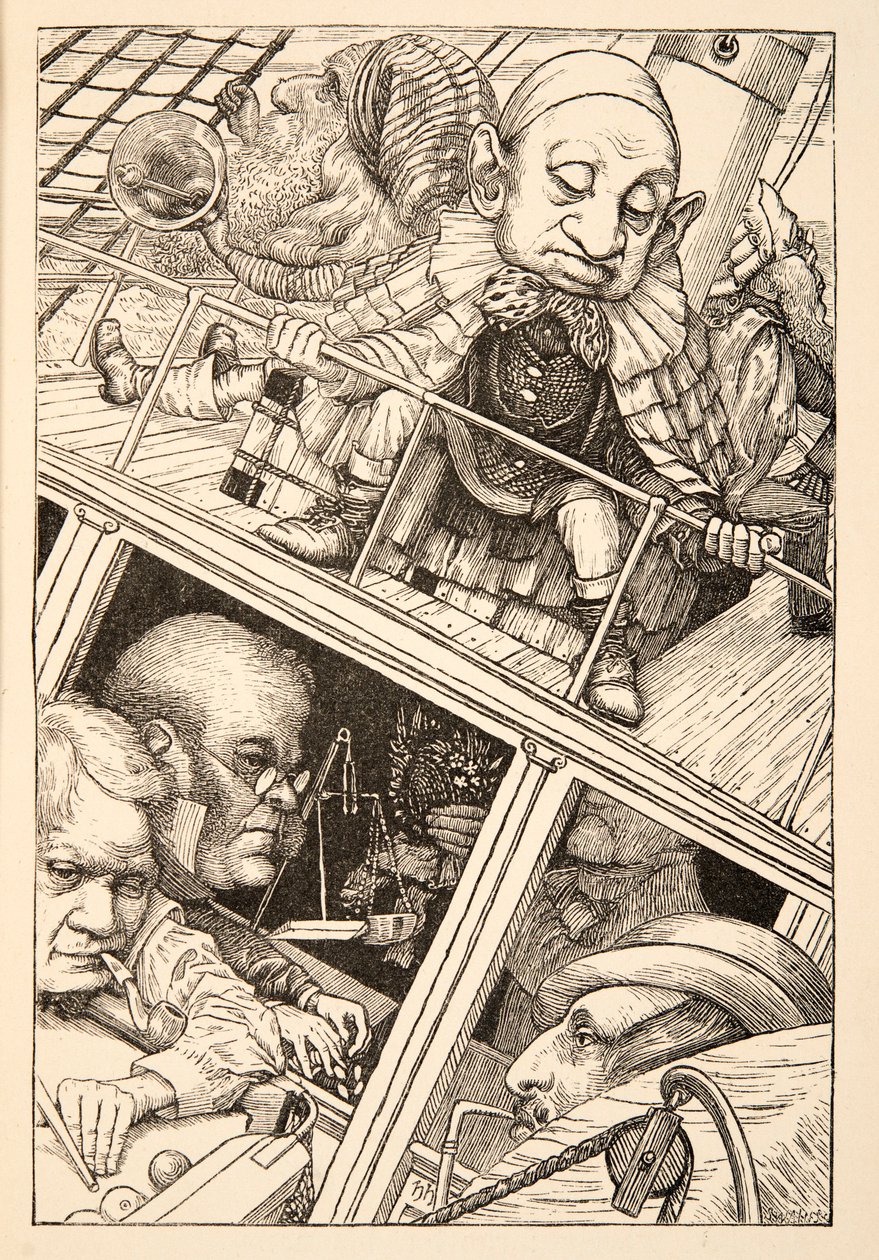 Il avait complètement oublié son nom, pub. 1876 - Henry Holiday