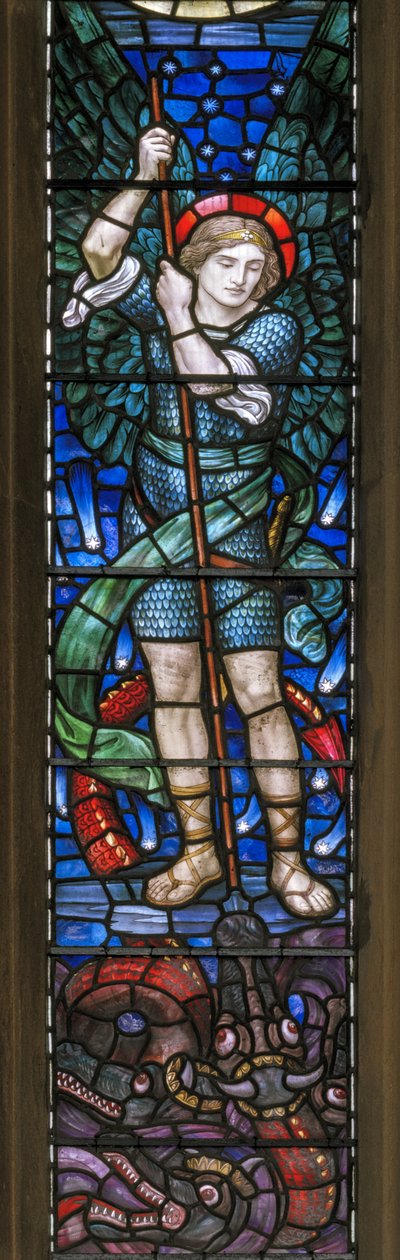 Yeovil, St John The Baptist, Lowndes & Drury, Henry Holiday, L