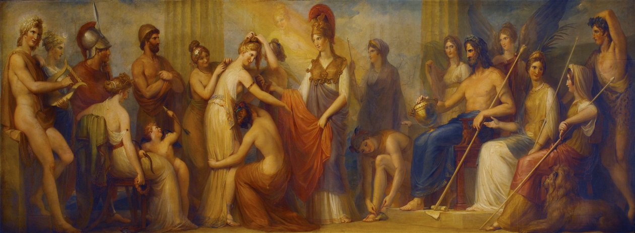 Pandore, à qui les dieux assemblés ont donné tous leurs dons, 1834 - Henry Howard
