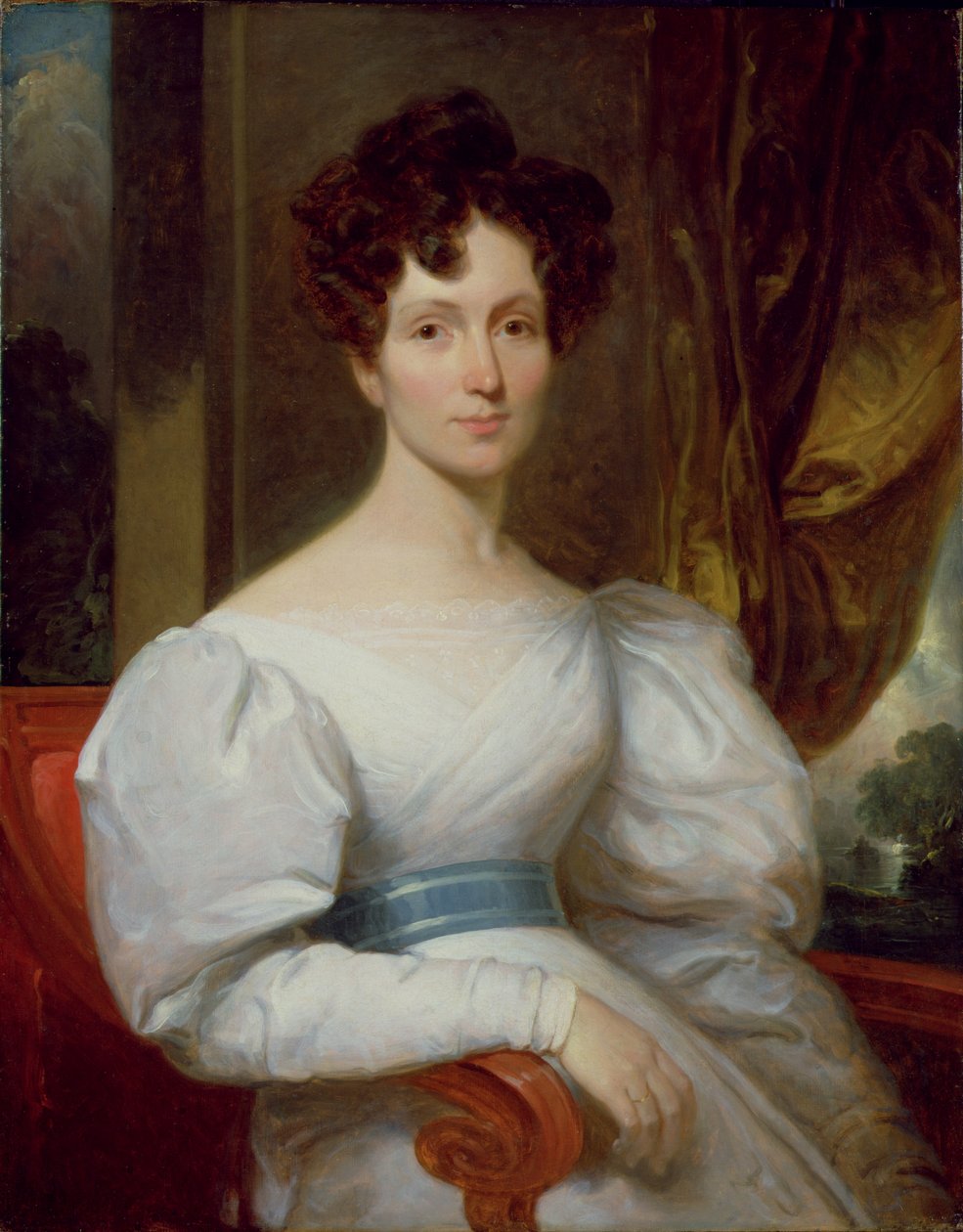 Portrait de Fanny Kemble Butler (1809-93) - Henry Inman
