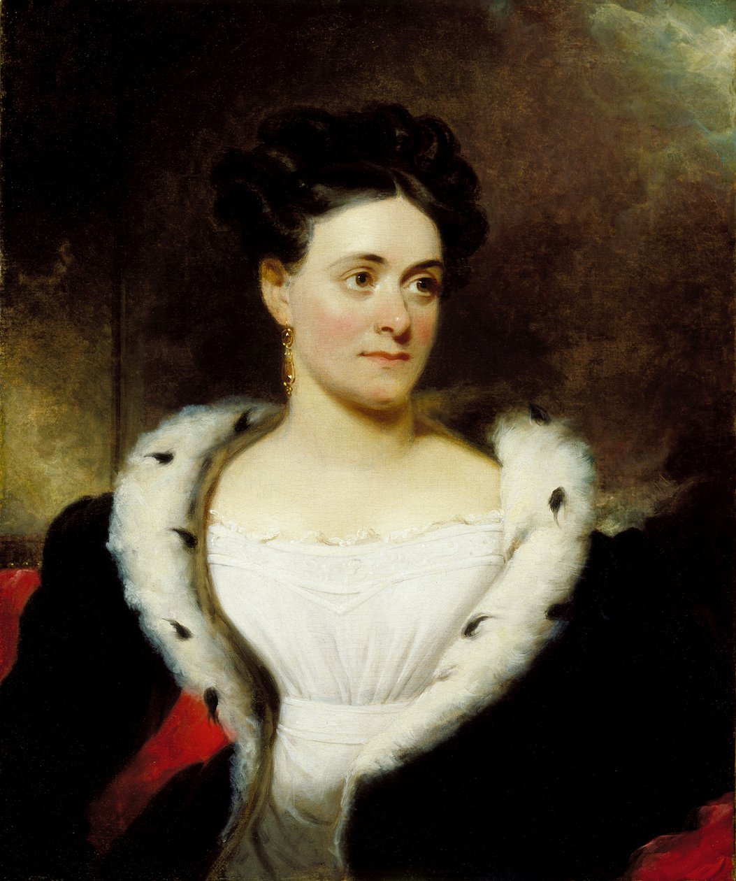 Portrait de Mme James W. Wallack - Henry Inman