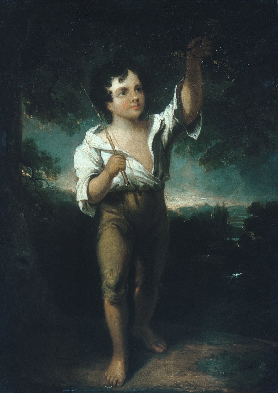 Le jeune pêcheur - Henry Inman