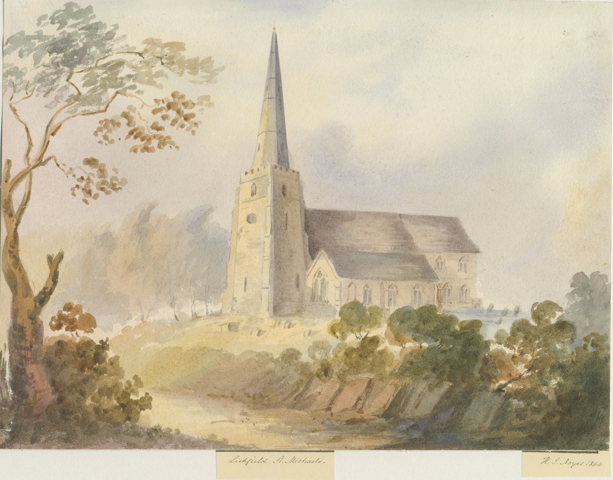 Lichfield - Église Saint-Michel - Henry James Noyes