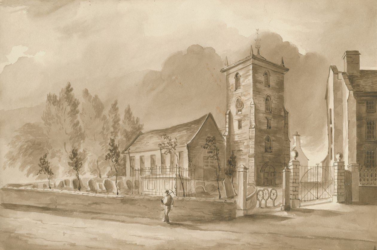 Église de Willenhall, vers 1844 - Henry James Noyes