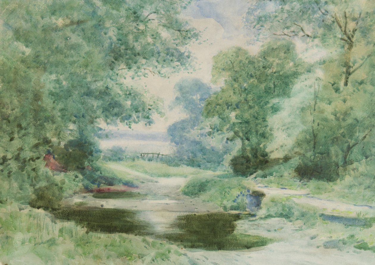 Un gué, c.1910 - Henry John Sylvester Stannard