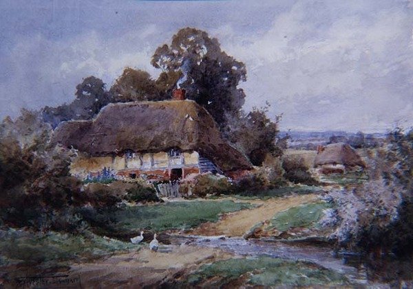 Un gué dans le Hampshire - Henry John Sylvester Stannard