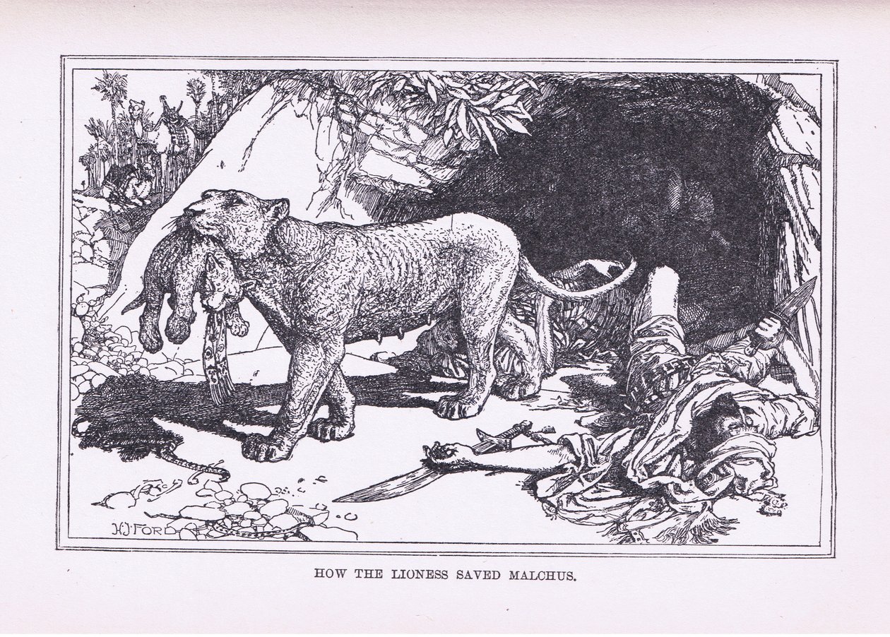 Comment la lionne a sauvé Malcus - Henry Justice Ford