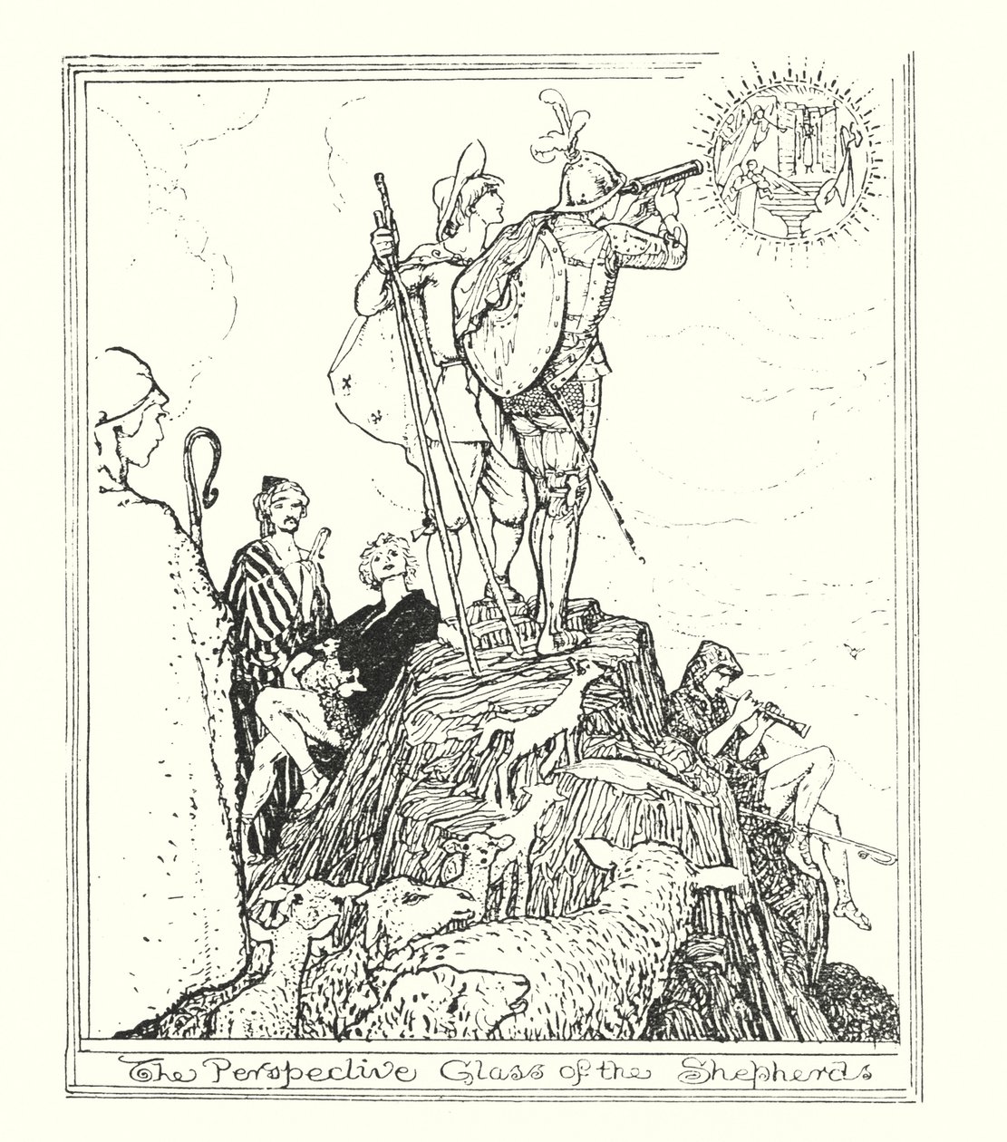 Illustration pour The Pilgrim