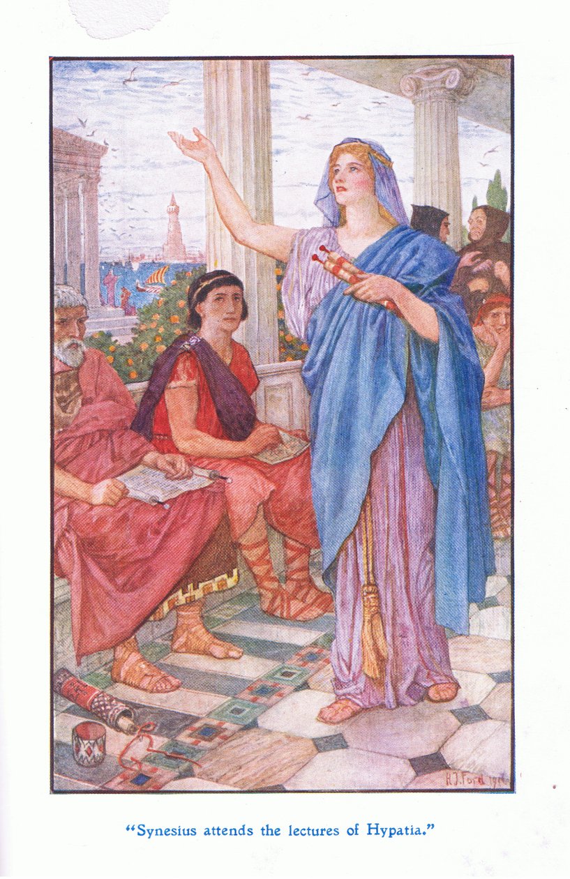 Synesius assiste aux cours d