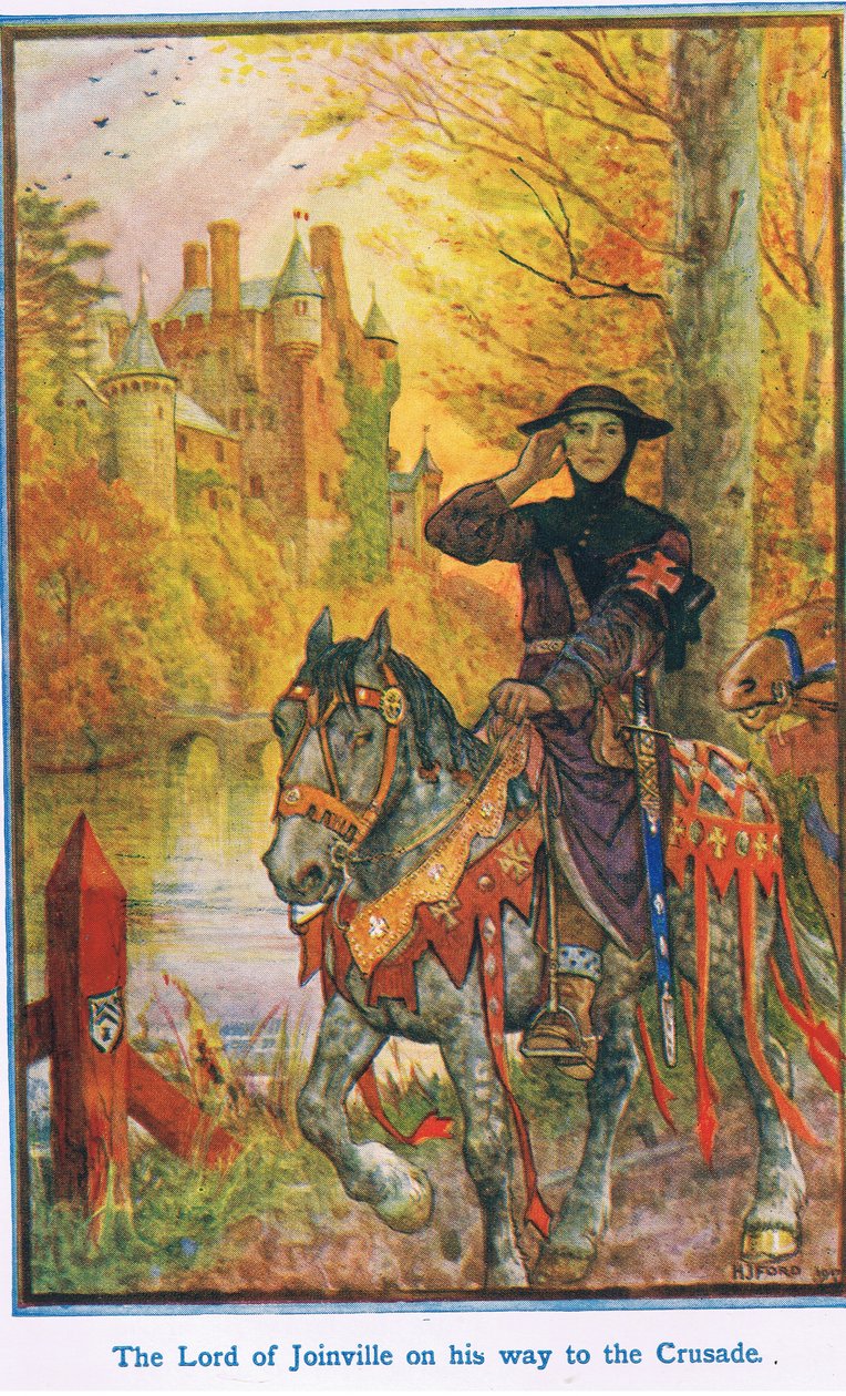 Le seigneur de Joinville en route pour les croisades - Henry Justice Ford