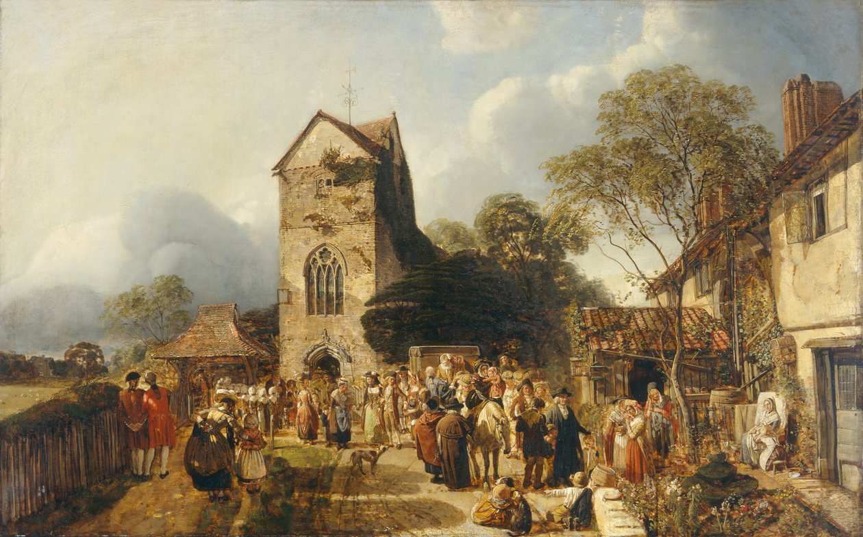 Un vieux cimetière de campagne (peinture) - Henry Mark Anthony
