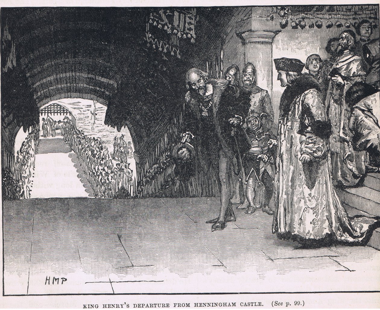 Départ du roi Henri de Henningham Castle 1506 - Henry Marriott Paget