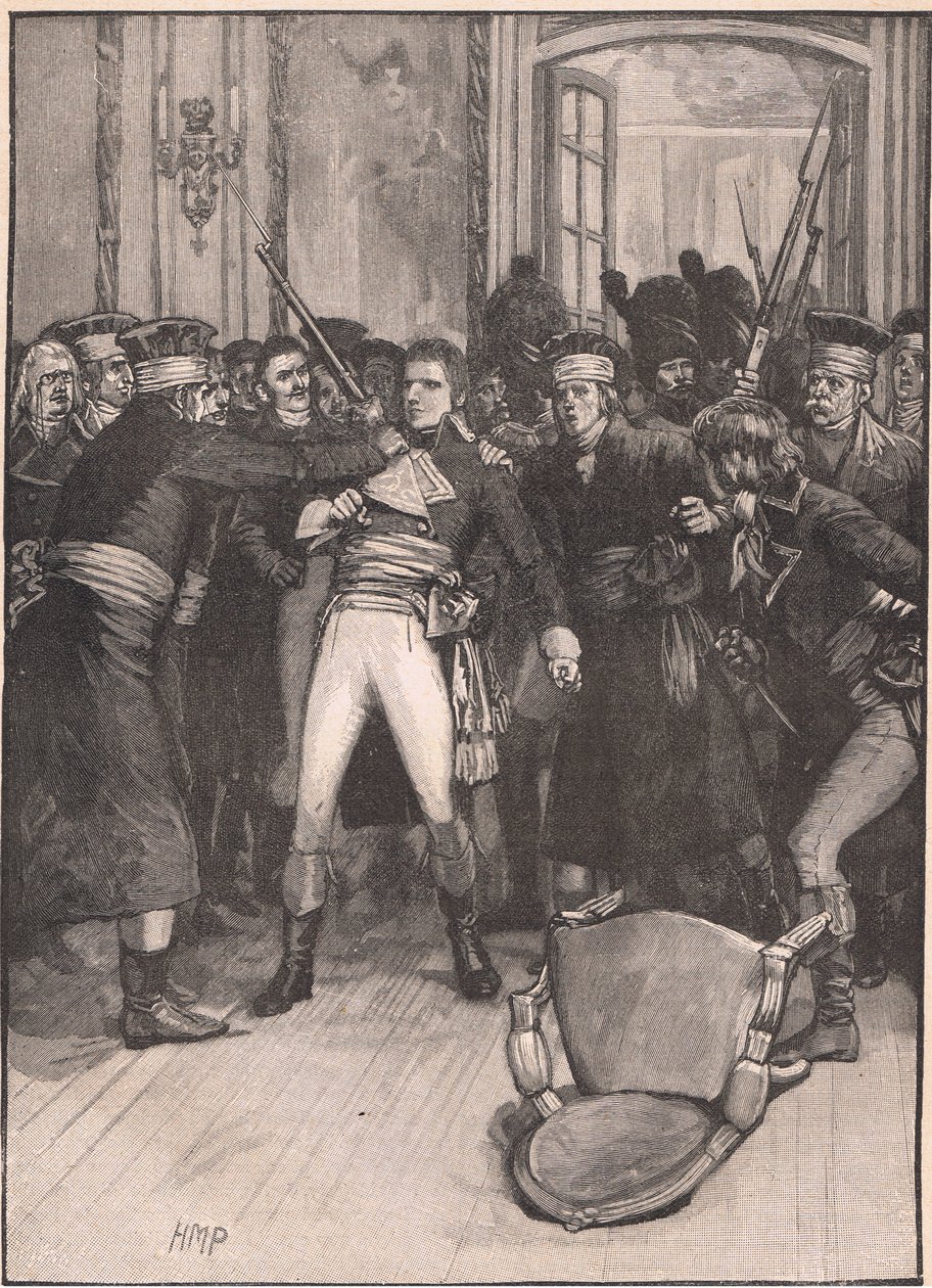 Le coup de main de Napoléon : scène dans la salle des Anciens AD 1799 - Henry Marriott Paget