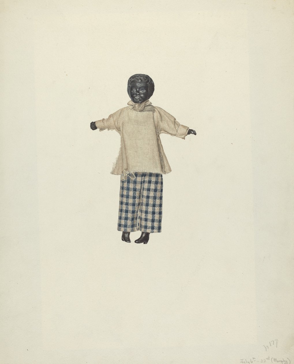Poupée noire à tête de porcelaine - Henry Murphy