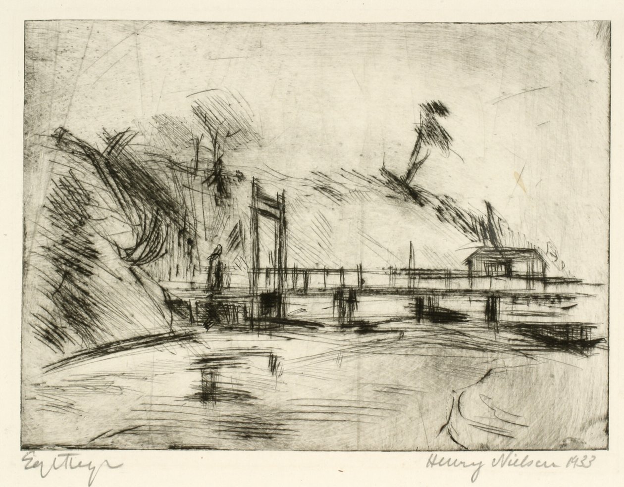 Pont sur le fossé de la forteresse - Henry Nielsen