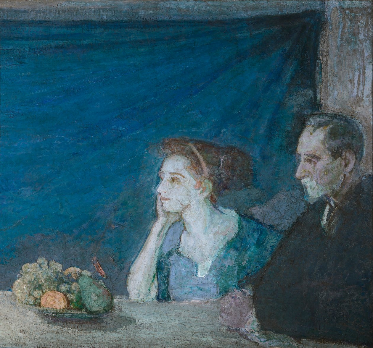 Portrait de M. et Mme Atherton Curtis avec nature morte - Henry Ossawa Tanner