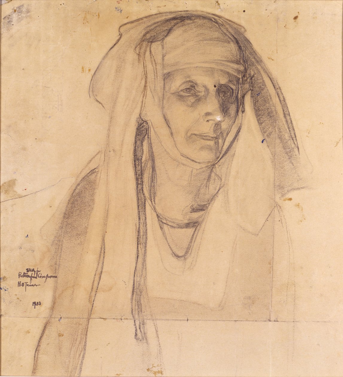 Étude pour Marie, retour de la crucifixion - Henry Ossawa Tanner