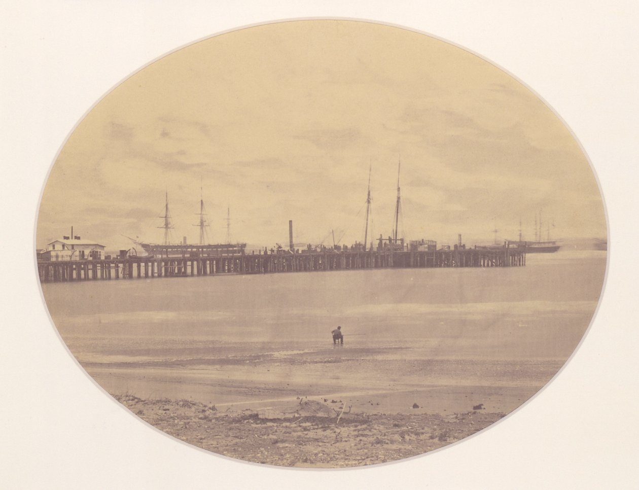 Long Dock at Hilton Head, Port Royal, Caroline du Sud - Henry P. Moore