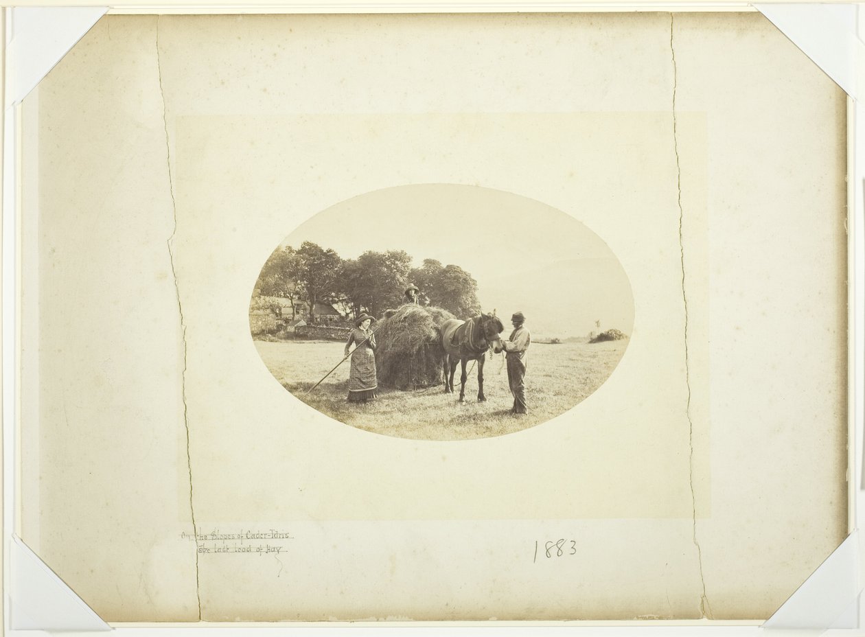 Sur les pentes de Cader-Idris, la dernière charge de foin - Henry Peach Robinson