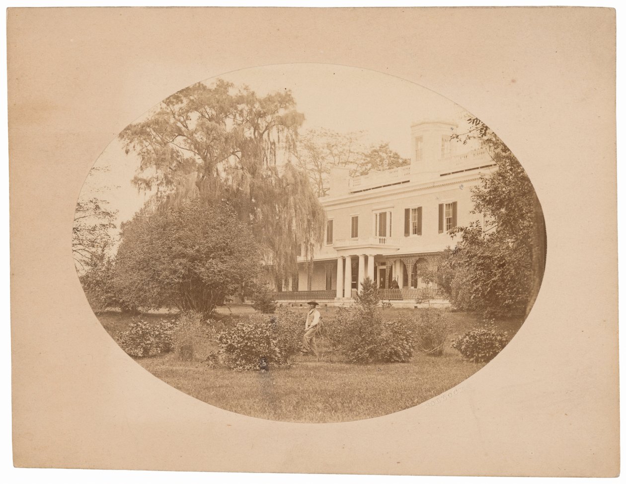 Manoir de Doughoregan, Maryland, v. 1860 (photo) - Henry Pollock