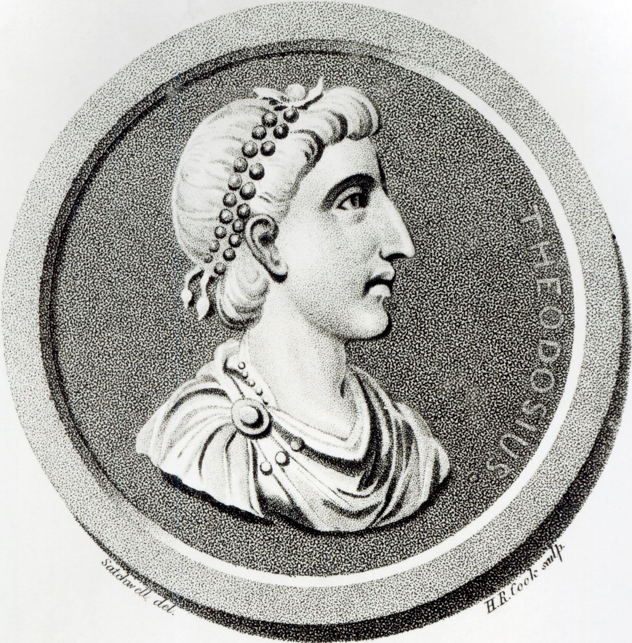 Portrait de Théodose, de 