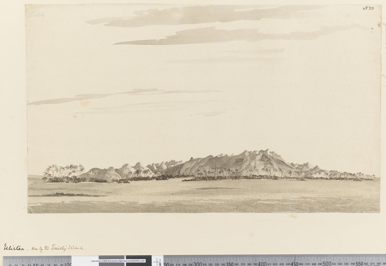 Page 23 Ulietea, une des îles de la Société, 1768-75 - Henry Roberts
