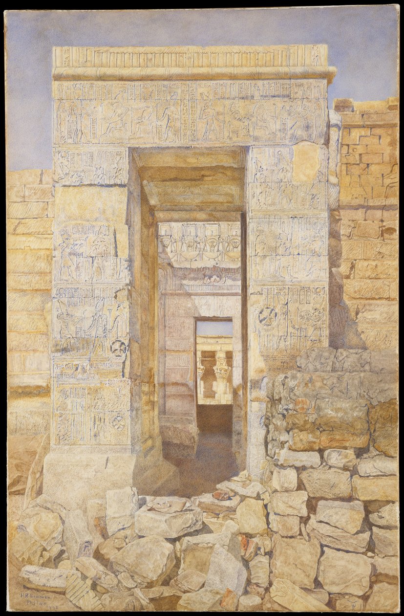 Entrée Est, Chambre de Tibère, Temple d
