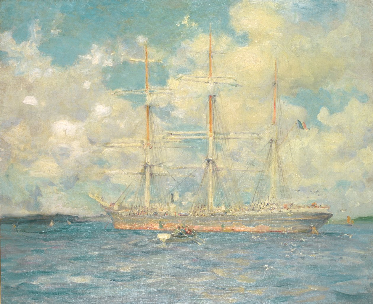 Une barque française dans la baie de Falmouth, 1902 - Henry Scott Tuke