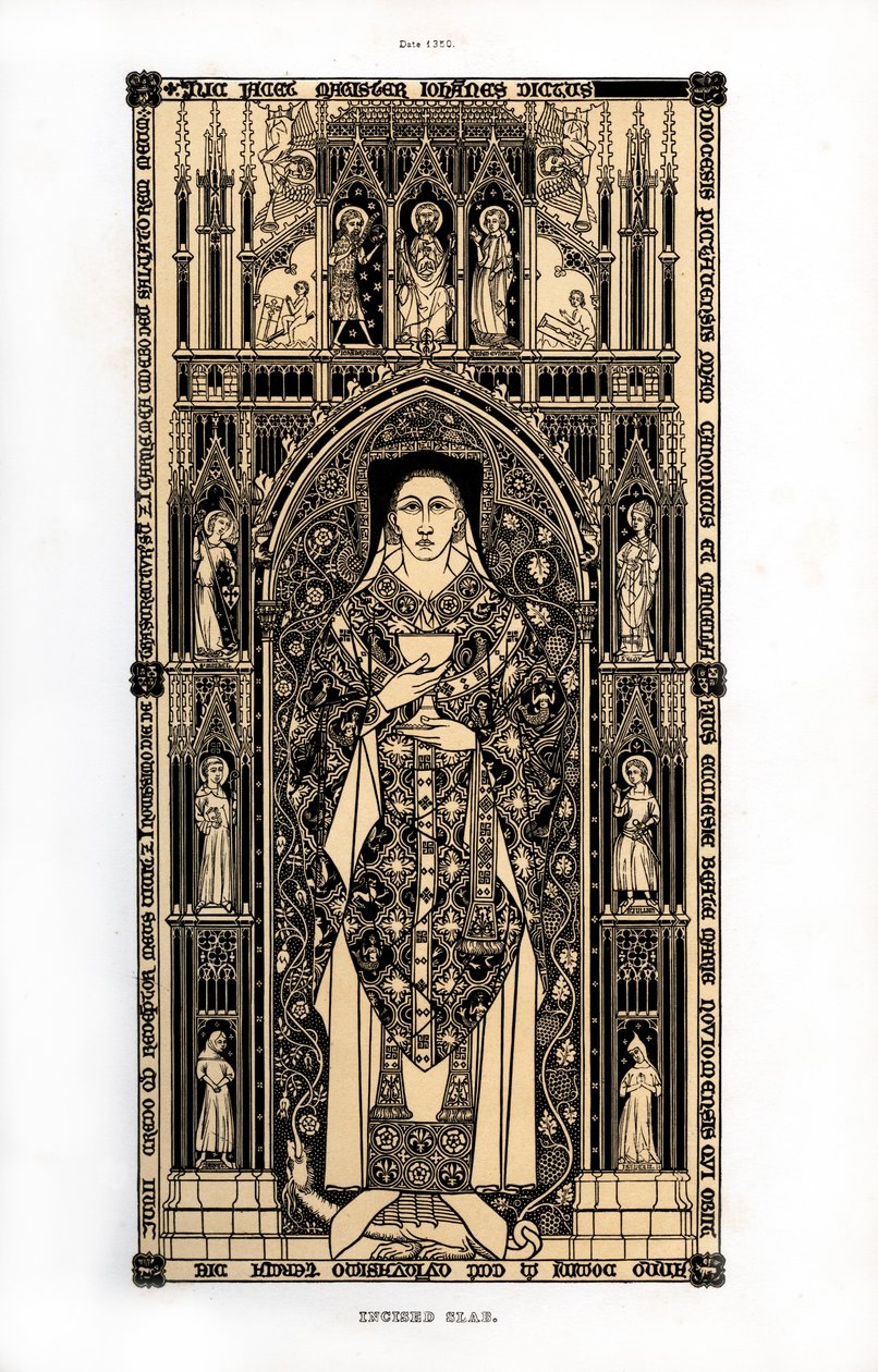 Le chanoine de Poitiers, c1350 - Henry Shaw