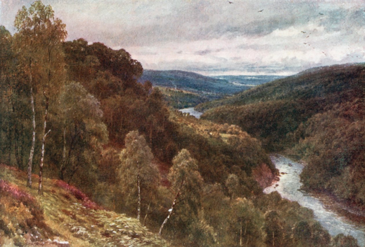 Strath Glass, Inverness-Shire (lithographie couleur) - Henry Sutton Palmer