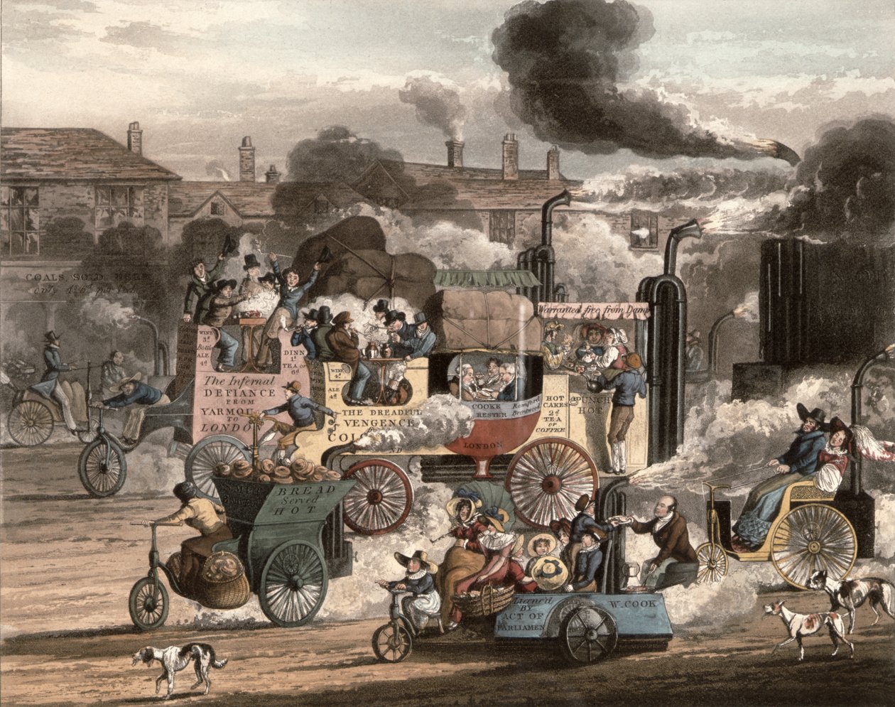 Vue de Whitechapel Road, de 