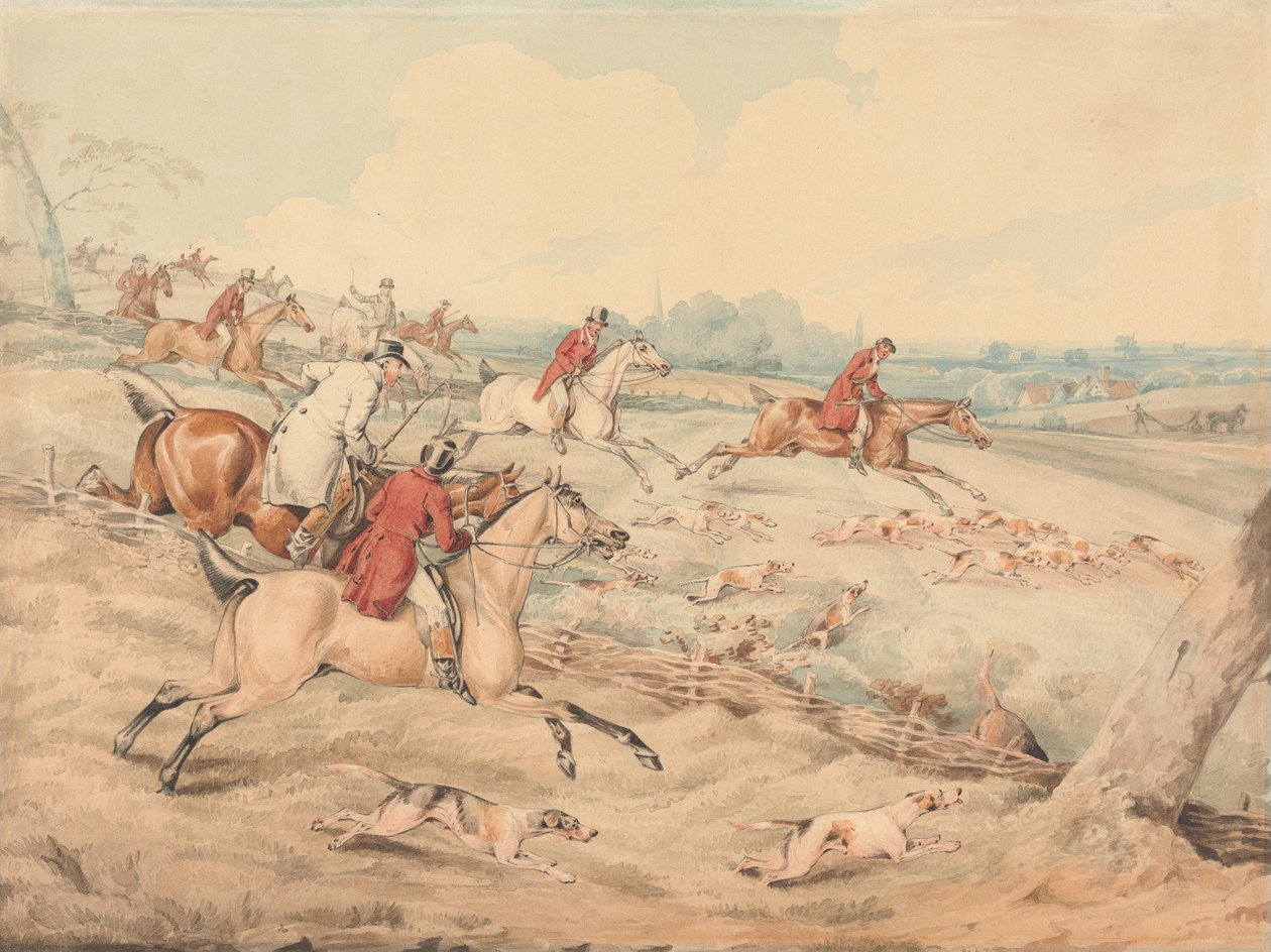 La chasse à courre : « Full Cry » - Henry Thomas Alken
