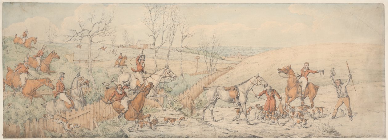 La chasse au renard : la mort - Henry Thomas Alken