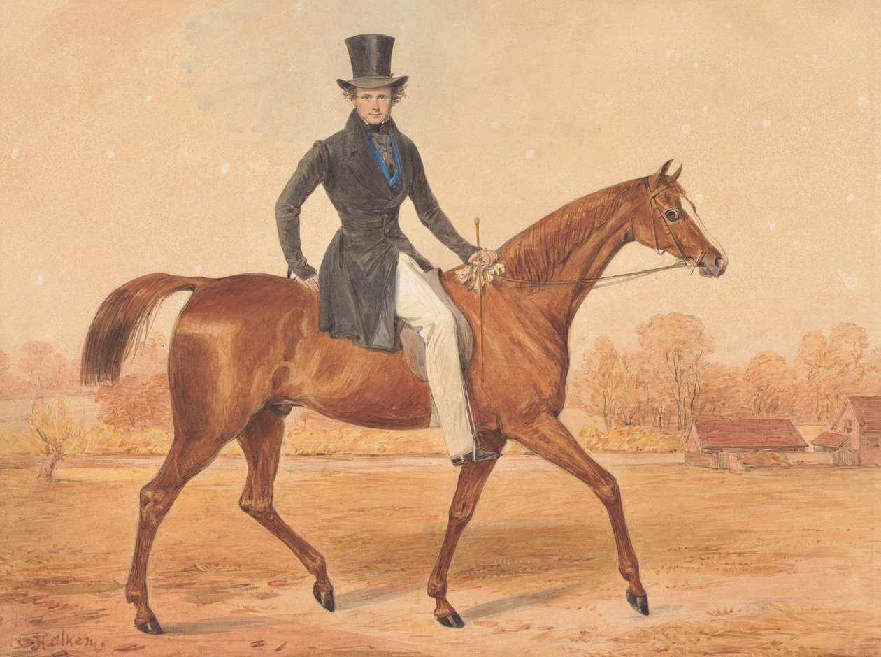 H. Grant à cheval - Henry Thomas Alken