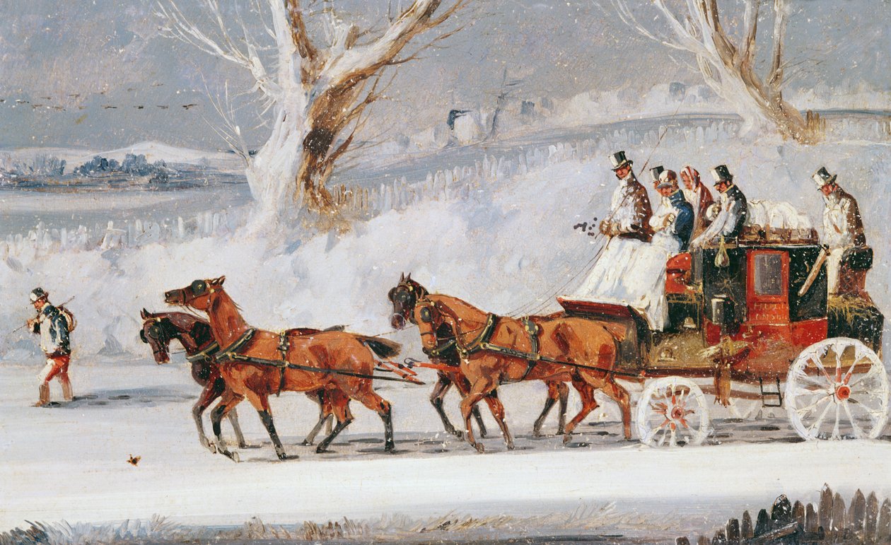 Diligence de Hull à Londres - Henry Thomas Alken