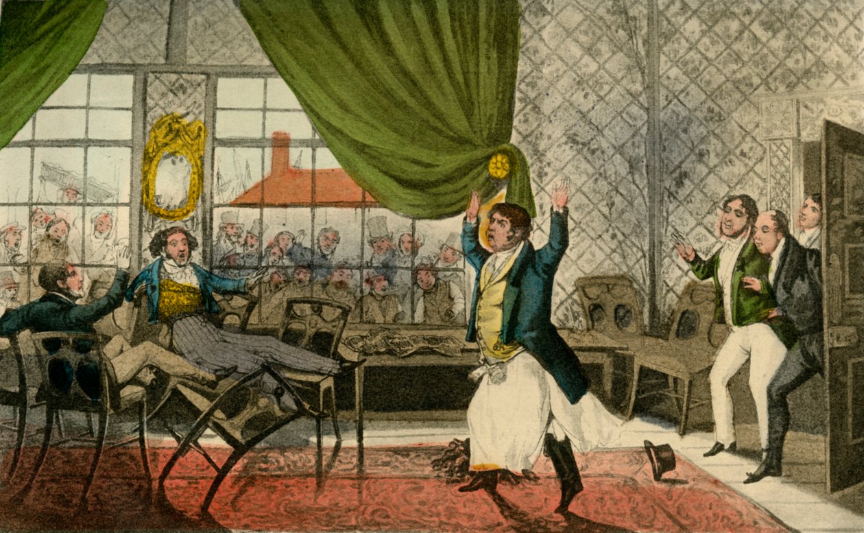 Oh Messieurs! Messieurs! voici un événement lamentable, 1838 - Henry Thomas Alken