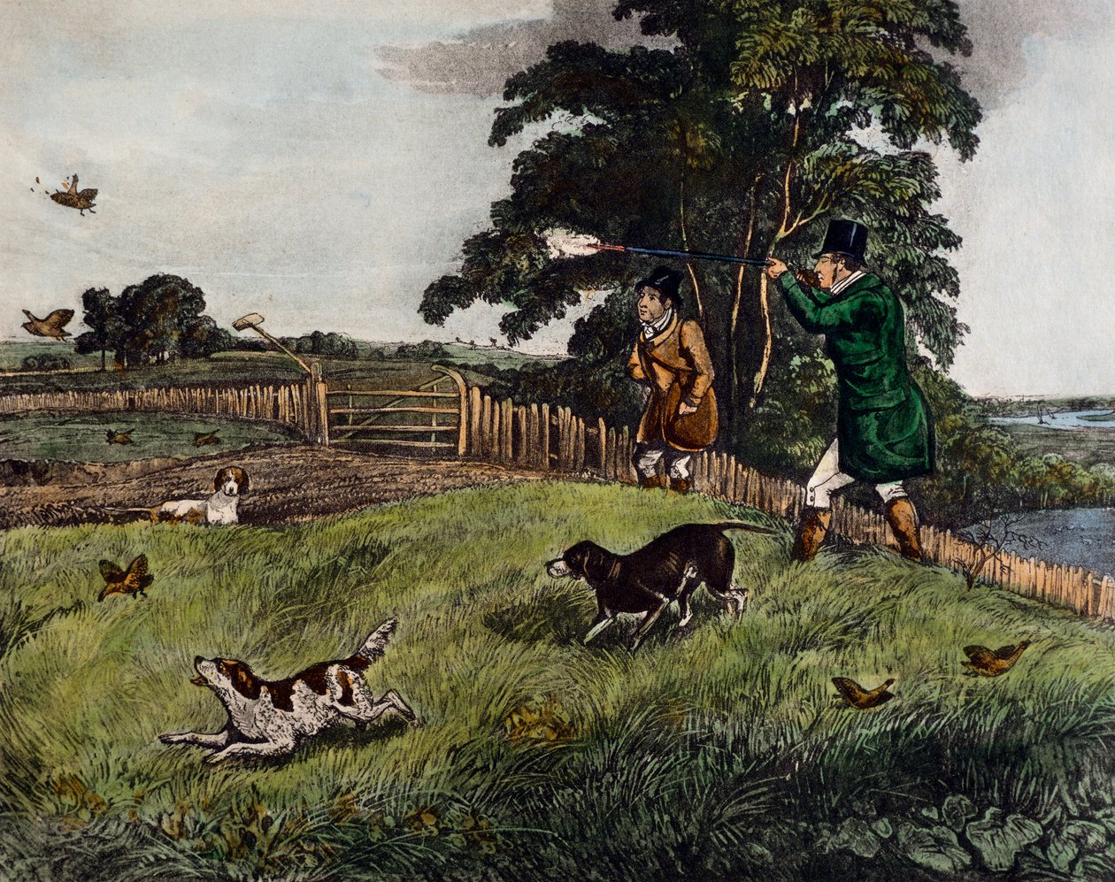 Chasse à la perdrix - Henry Thomas Alken