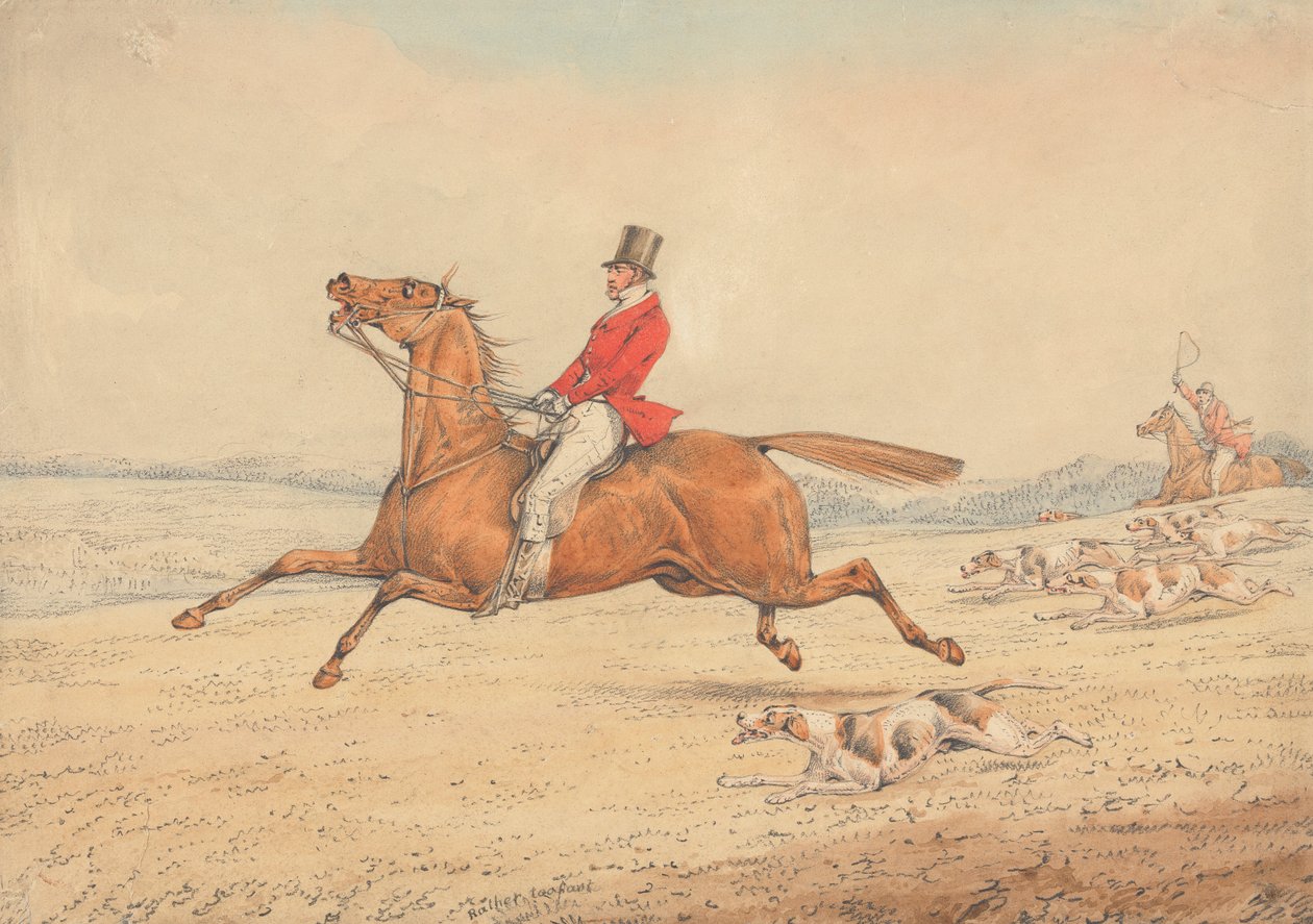« Un peu trop vite » - Henry Thomas Alken
