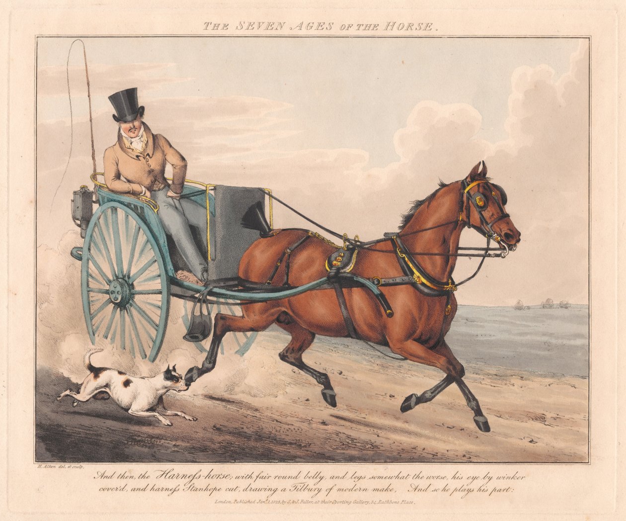 Série de sept : Les sept âges du cheval - Henry Thomas Alken