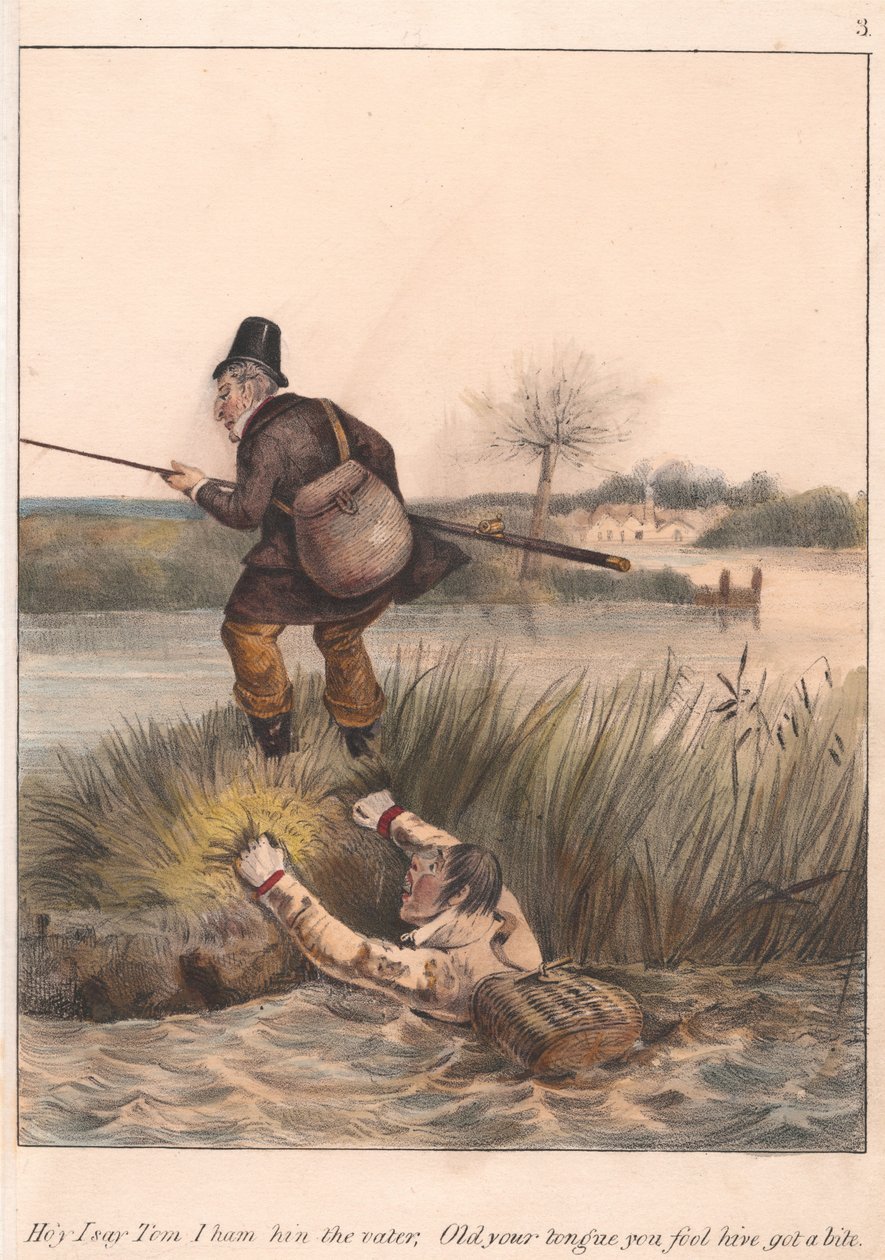 Suite de douze planches avec page de titre : Satiriste sportif - Henry Thomas Alken