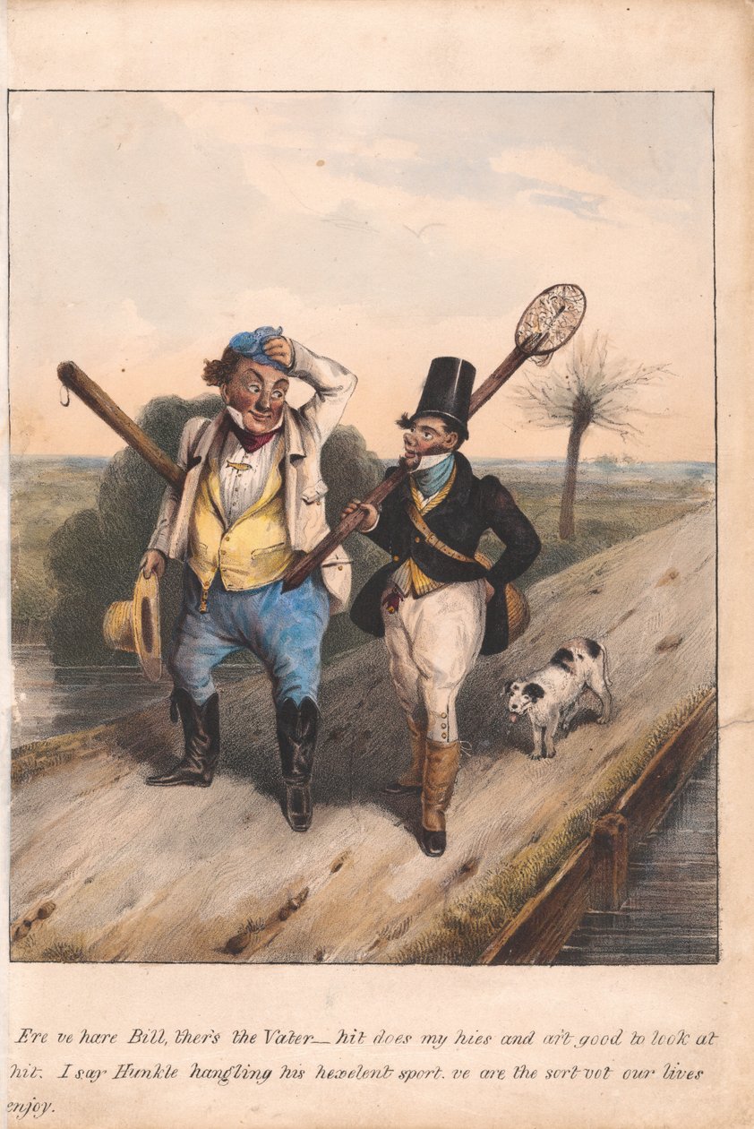 Ensemble de douze planches avec page de titre : Satiriste sportif - Henry Thomas Alken